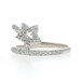 Yellow Gold Diamond Shooting Star Bypass Ring - 14k Round .25ctw Celestial