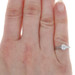 Platinum Diamond Art Deco Solitaire Engagement Ring 950 Old Mine .57ct Vintage