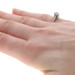 Platinum Diamond Art Deco Solitaire Engagement Ring 950 Old Mine .57ct Vintage