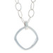 Simon Sebbag Geometric Pendant Necklace 36 1/4" - Sterling Silver 925