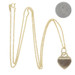 Tiffany & Co. Return to Tiffany Heart Tag Necklace 24" - Yellow Gold 18k Love