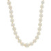 Yellow Gold Akoya Pearl Partial Knotted Strand Necklace 15 3/4" - 14k