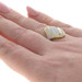 Yellow Gold Diamond Cluster Cocktail Ring - 18k Round Brilliant 1.00ctw