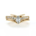 Yellow Gold Diamond Engagement Ring & Wedding Band - 14k Marquise .47ctw