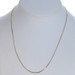 Yellow Gold Serpentine Chain Necklace 18 1/4" - 14k