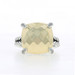 David Yurman Chatelaine 14mm Diamond Ring - Sterling 925 Yellow Gold 18k