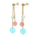 Marco Bicego Confetti Chalcedony Opal Prehnite Dangle Earrings - Yellow Gold 18k