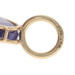 Yellow Gold Lapis Lazuli Solitaire Pendant - 14k Modified Oval