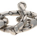 John Hardy Kali Pebble Oval Link Necklace 18" - Sterling 925 Fancy Curb Chain