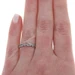 Platinum Diamond Band - 950 Round .12ctw Milgrain Wedding Ring