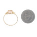 Yellow Gold Grape Leaf Black Hills Gold Statement Ring - 10k Etched