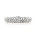Sterling Silver Diamond Link Bracelet 7 1/4" - 925 Old Mine 3.20ctw
