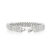 Sterling Silver Diamond Link Bracelet 7 1/4" - 925 Old Mine 3.20ctw