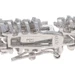 Sterling Silver Diamond Link Bracelet 7 1/4" - 925 Old Mine 3.20ctw