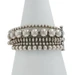 Sterling Silver Orb Beaded Five-Strand Bracelet 7 1/4" - 925 Ball Bead Circles