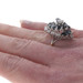 Yellow Gold Sapphire Diamond Cluster Cocktail Women's Ring -14k Baguette 6.23ctw