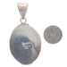 Sterling Silver Carved Coral Solitaire Pendant - 925 Oval Cabochon Flowers