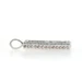 White Gold Ruby Diamond Five-Stone Halo Pendant - 14k Princess 1.07ctw