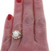 Yellow Gold Pearl Iolite Ring - 14k .20ctw