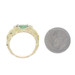 Yellow Gold Tourmaline Diamond Vintage Ring - 18k Oval 1.34ctw