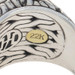 John Hardy Palu Hammered Chain Men's Ring Sterling 925 Yellow Gold 22k Statement