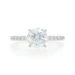 White Gold Diamond Engagement Ring - 18k Round Brilliant 1.79ctw