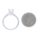 White Gold Diamond Engagement Ring - 18k Round Brilliant 1.79ctw