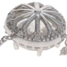 White Gold Diamond Halo Necklace - 14k Round 1.84ctw GIA Adjustable