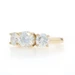 Yellow Gold Diamond Three-Stone Engagement Ring - 14k Round GIA 2.09ctw
