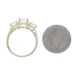 Yellow Gold Diamond Three-Stone Engagement Ring - 14k Round GIA 2.09ctw