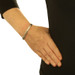 Sterling Silver Braid Cuff Bracelet 6 1/4" - 925