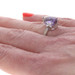 White Gold Amethyst Diamond Citrine Butterfly Ring 14k Checkerboard Pear 3.66ctw