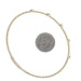 Yellow Gold Diamond Flex Bangle Bracelet 6 3/4" - 14k Round .55ctw