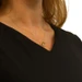 Yellow Gold Diamond Flower Solitaire Necklace 18" - 14k Round .27ct Blossom