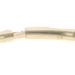 Yellow Gold Diamond Station Flex Bangle Bracelet 6 3/4" - 14k Round .36ctw