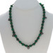Sterling Silver Chalcedony Beaded Necklace 19 1/4" - 925 Love Hearts