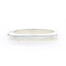 Sterling Silver Rounded Square Bangle Bracelet 7" - 925 Geometric