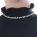 David Yurman Diamond 8mm Wheat Chain Necklace 16" - Sterling 925 Yellow Gold 18k