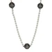 Slane & Slane Pearl Strand Station Necklace 36" - Sterling Silver 925