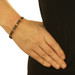 Sterling Silver Sapphire Diamond Link Bracelet 7 1/4" - 925 Round 5.20ctw