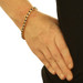 Sterling Silver Simulated Sapphire Tennis Bracelet 8" - 925 Trillion 18.48ctw