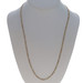 Yellow Gold Figaro Chain Men's Necklace 24" - 14k