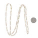 Yellow Gold Figaro Chain Men's Necklace 24" - 14k