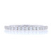 White Gold Diamond Wedding Band - 14k Round Brilliant .25ctw French Set Ring