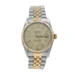 Rolex Datejust Men's Watch 16013 Stainless Yellow Gold 18k Automatic