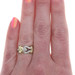 David Yurman Buckle Diamond Band - Sterling Silver 925 Yellow Gold 18k Ring