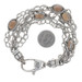 Lagos Smoky Quartz Multichain Station Bracelet 7 1/4" - Sterling 925 Marq Cab