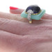 Yellow Gold Tanzanite Jade / Jadeite Diamond Halo Ring - 18k Cushion Cab 7.99ctw
