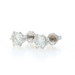 White Gold Diamond Vintage Stud Earrings - 14k Round 1.28ctw Pierced