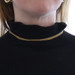 Yellow Gold Multi-Strand Cable Chain Necklace 16" - 14k